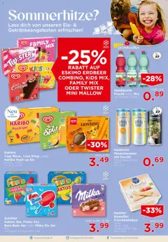 Unimarkt Flugblatt gültig ab 16.07.2025 | Seite: 8 | Produkte: Eis