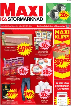 ICA Maxi - erbjudanden - Förhandsvisning av reklamblad från butik ICA Maxi aktuell från 12.01.2026