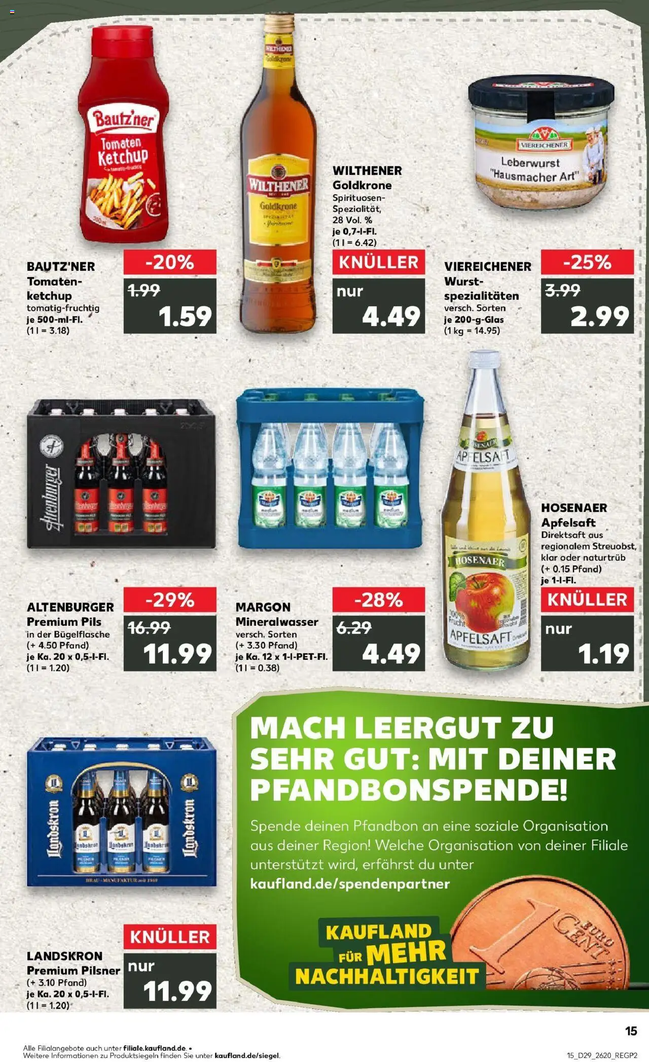 Kaufland prospekt Hoyerswerda	 - gültig ab dem 21.07.2025 | Seite: 28 | Produkte: Wilthener, Mineralwasser, Apple, Wurst