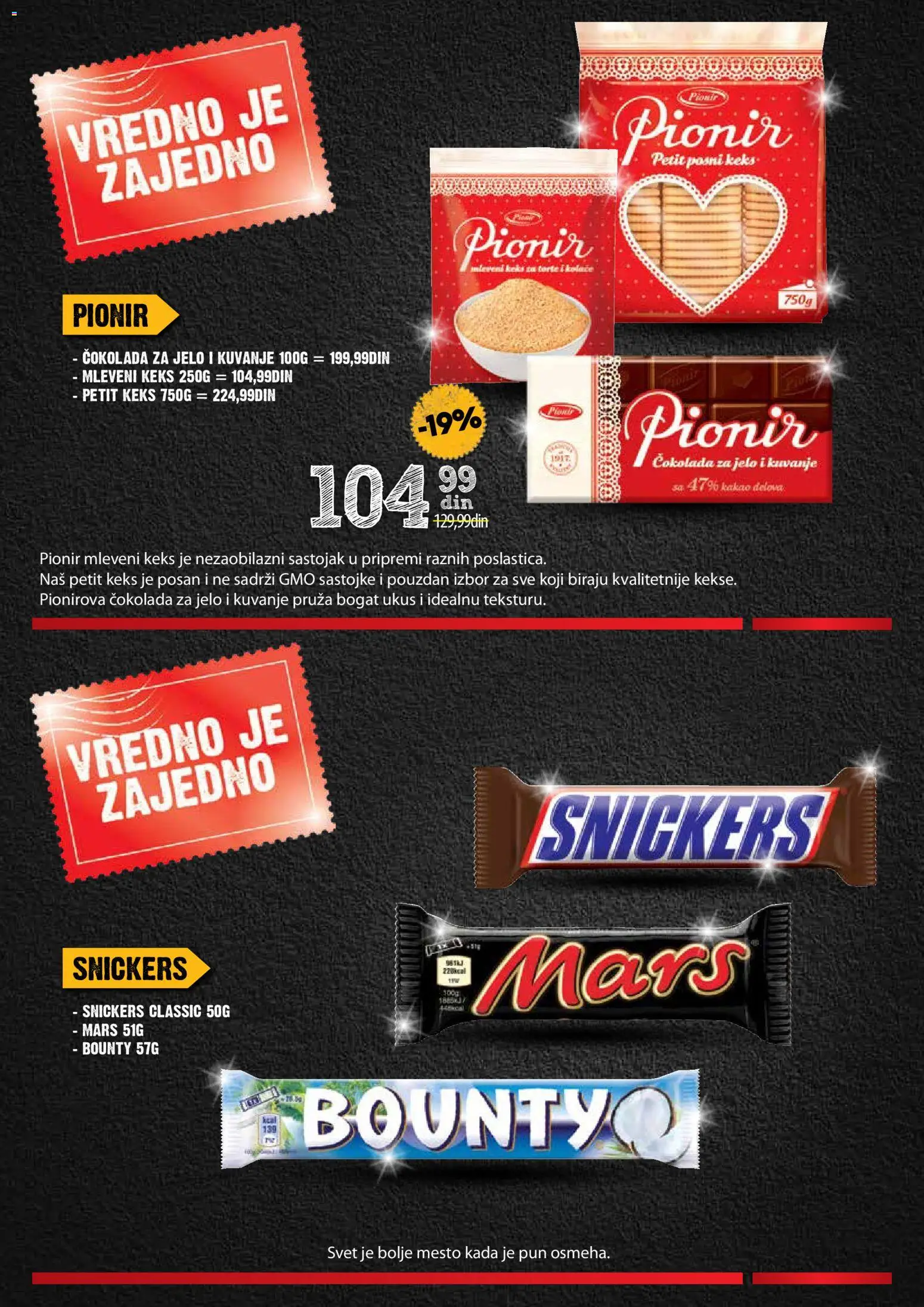 Roda katalog - važi od 13.11.2025 | Strana: 31 | Proizvode: Mleveni keks, Keks, Bounty, Čokolada