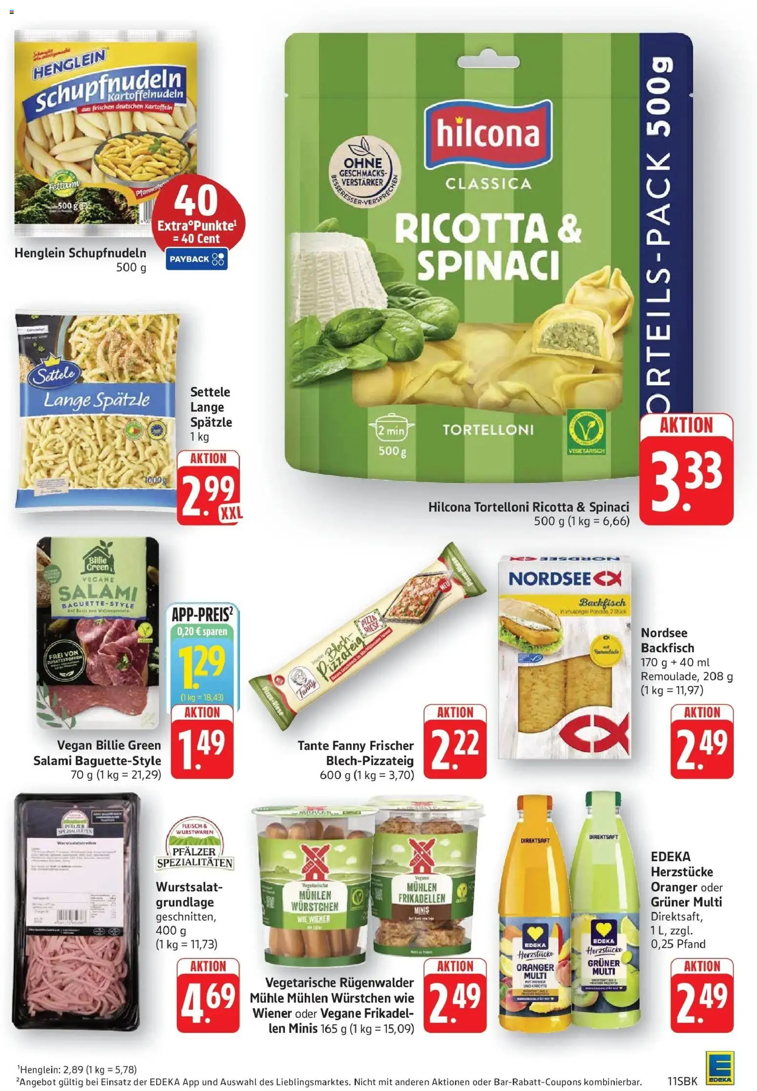 E center Prospekt Walldorf	 – gültig ab 05.04.2026 | Seite: 11 | Produkte: Mühle, Kartoffeln, Verstärker, Salami