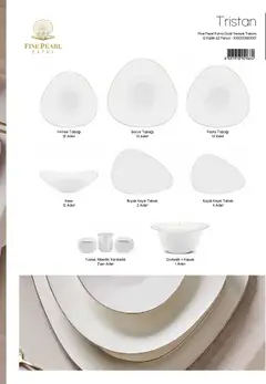 04.09.2025 tarihinden itibaren geçerli olan Karaca kataloğu önizlemesi | Sayfa: 29 | Ürünler: Kaşe, Yemek takımı