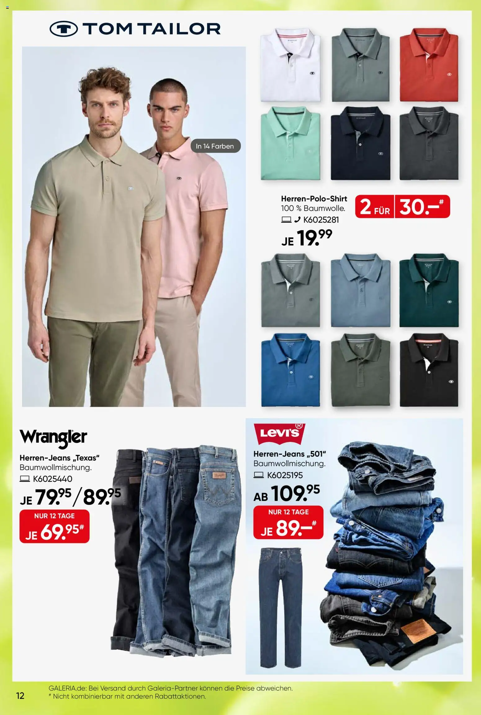 Galeria Karstadt Kaufhof Prospekt 	 – gültig ab 18.03.2026 | Seite: 12