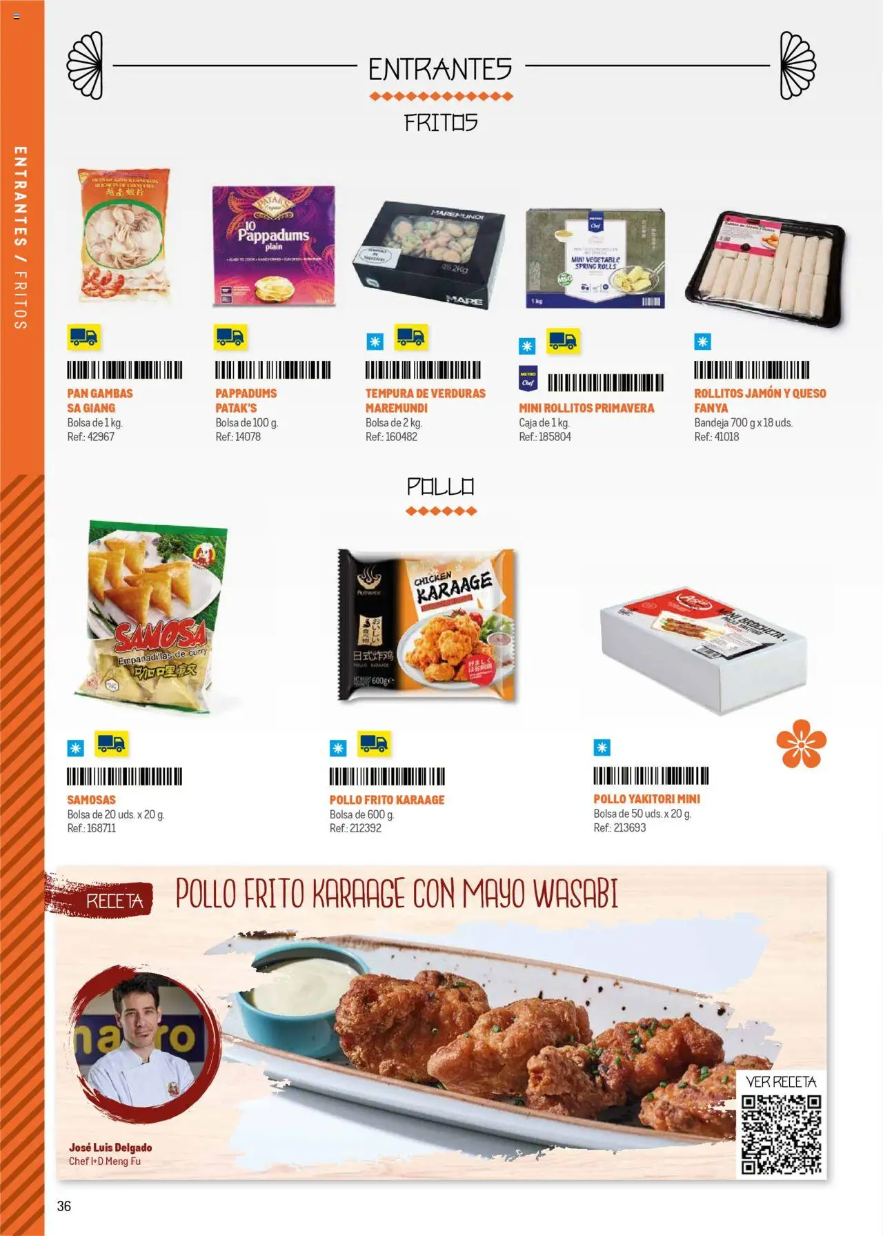 Makro - Cocina fusión asiática Norte II │ válido desde el 04.06.2025 | Página: 36 | Productos: Pan, Jamón, Bolsa, Bandeja