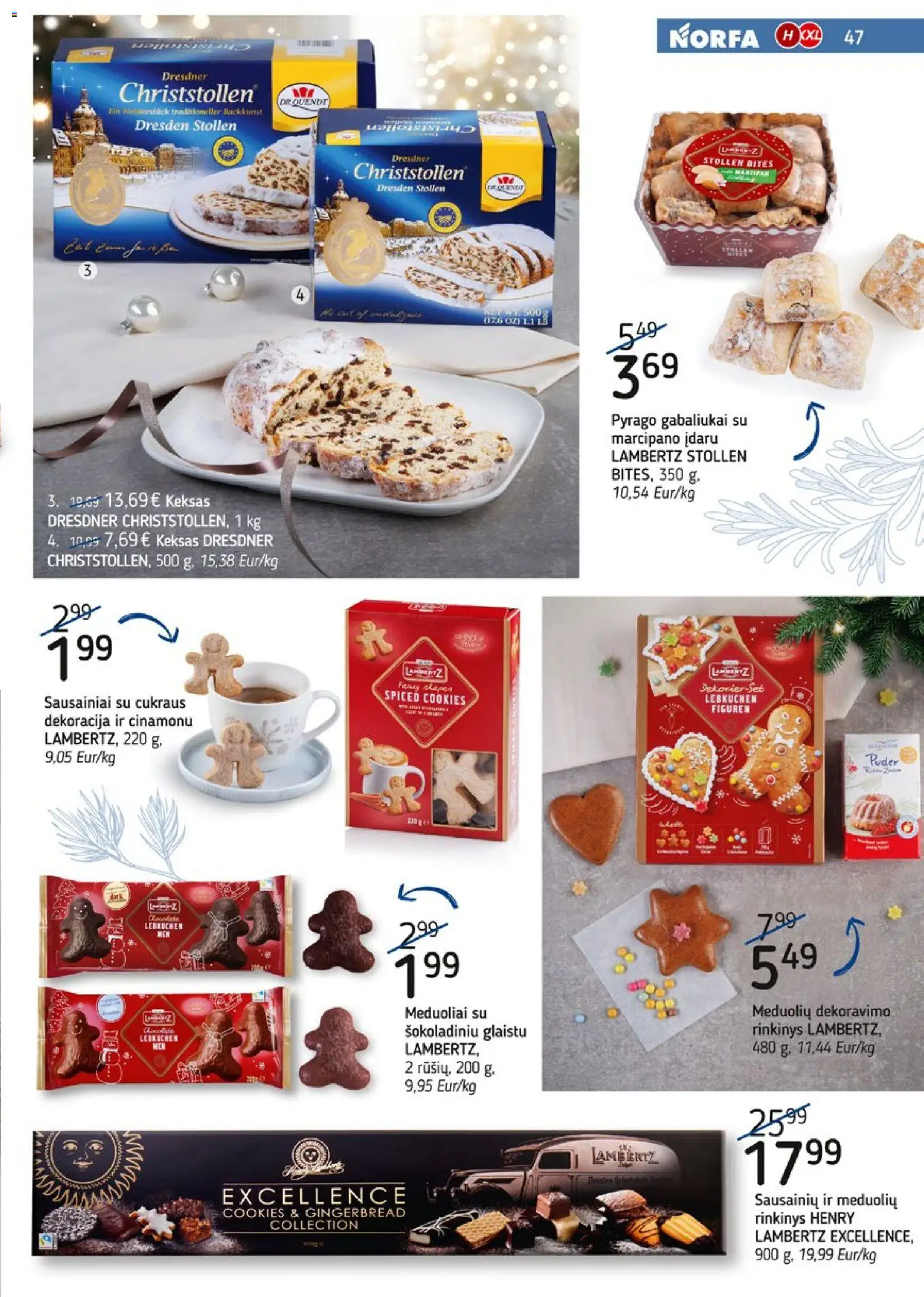 NORFA akcijos nuo 09.12.2025 | Puslapis: 47 | Prekių: Sausainiai