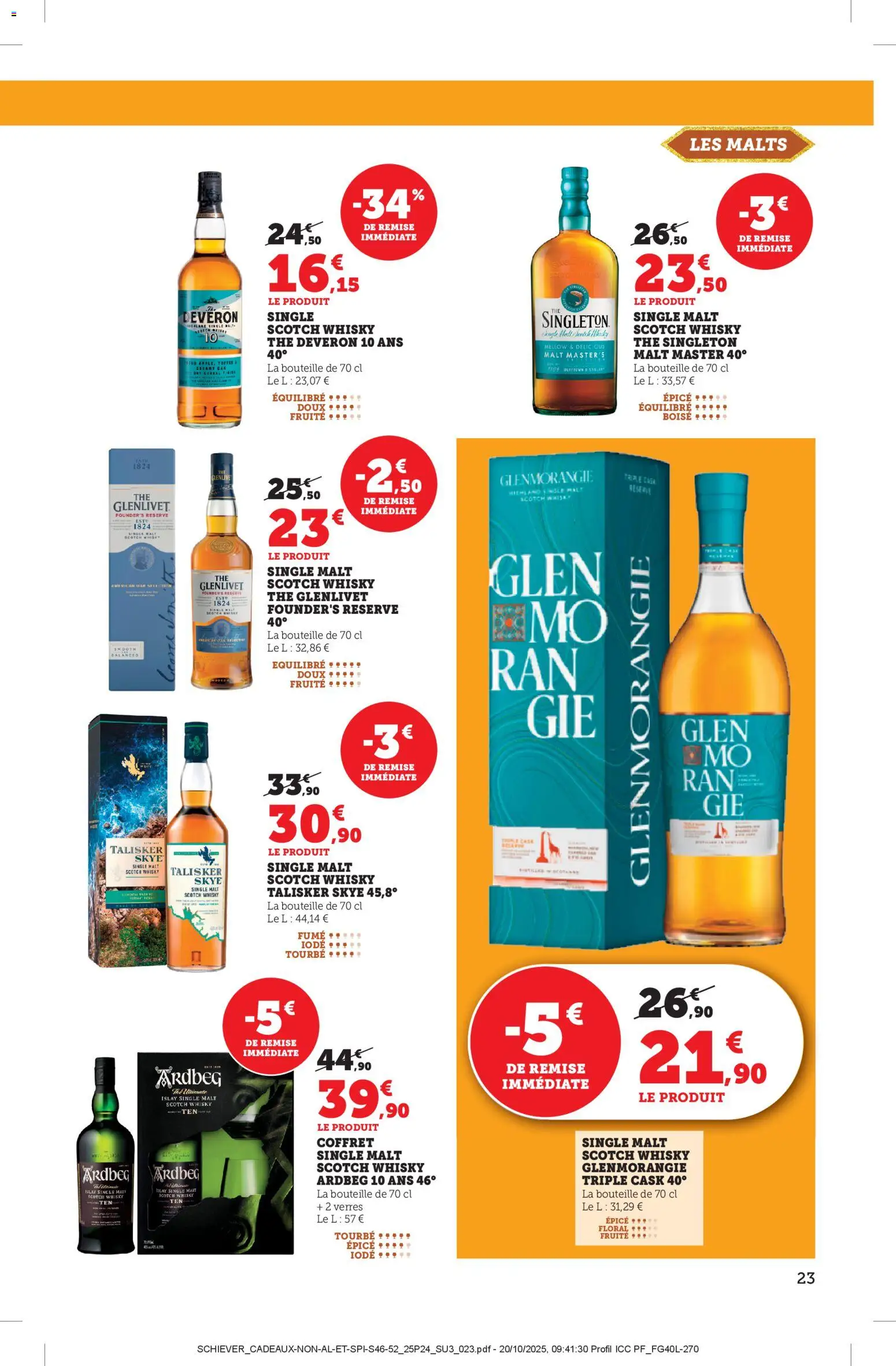 {H1} | Page: 23 | Produits: Whisky, Thé