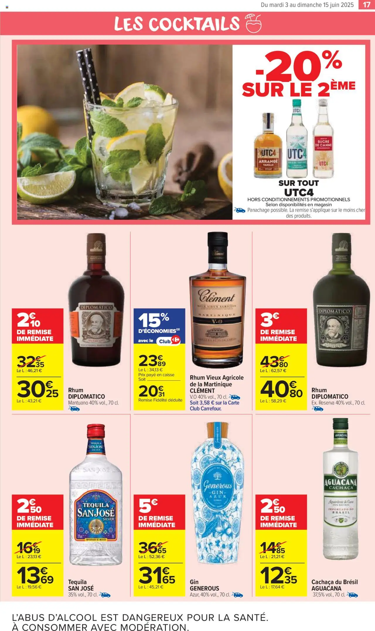  | Page: 19 | Produits: Sucre de canne, Rhum, Tequila, Gin