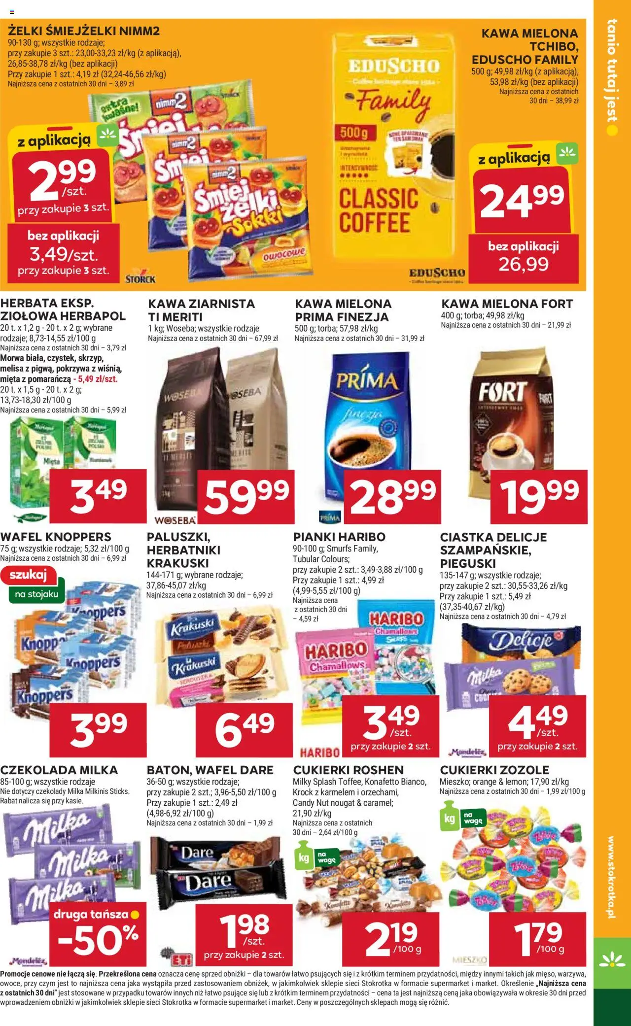 Stokrotka Gazetka od 21.08.2025 | Strona: 25 | Produkty: Cukierki zozole, Milka, Pianki, Cukierki
