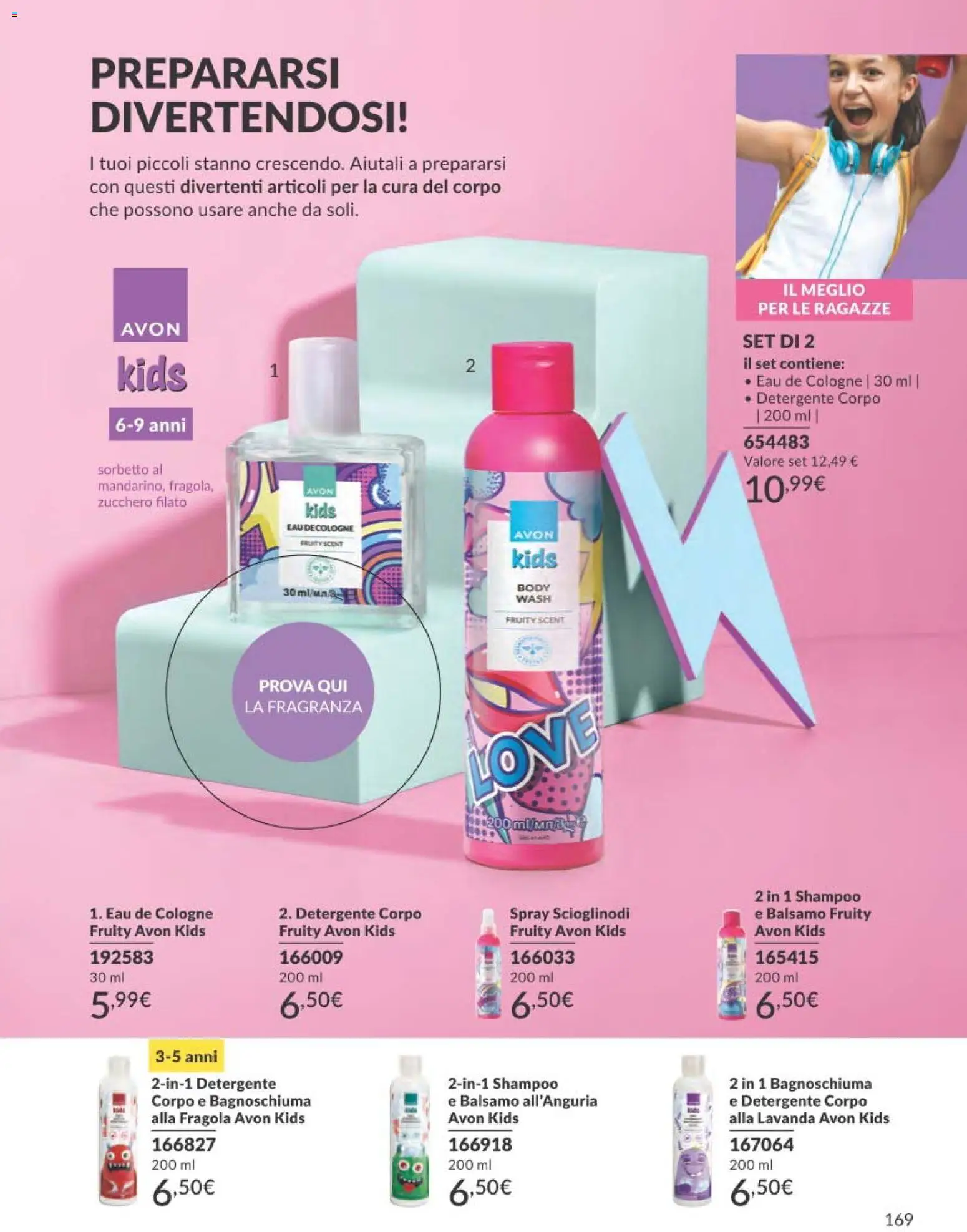 Volantino Avon del 01.03.2026 | Pagina: 169 | Prodotti: Shampoo, Balsamo, Detergente, Fragranza