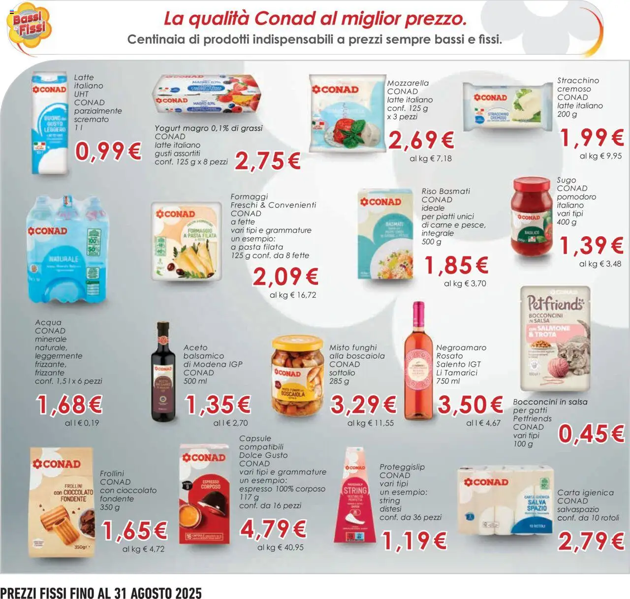 Volantino Conad del 13.08.2025 | Pagina: 11 | Prodotti: Trota, Salsa, Basilico, Sugo