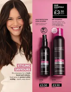 Preview of AVON - Offers valid from 01.01.2026 | Page: 174 | Products: Shampoo, Hair spray, Oil