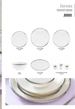 04.09.2025 tarihinden itibaren geçerli olan Karaca kataloğu önizlemesi | Sayfa: 41 | Ürünler: Kaşe, Yemek takımı