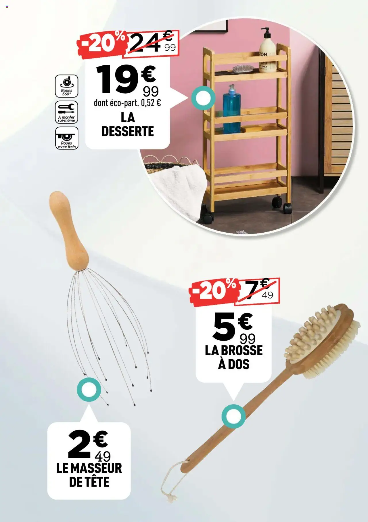 {H1} | Page: 31 | Produits: Masseur, Brosse