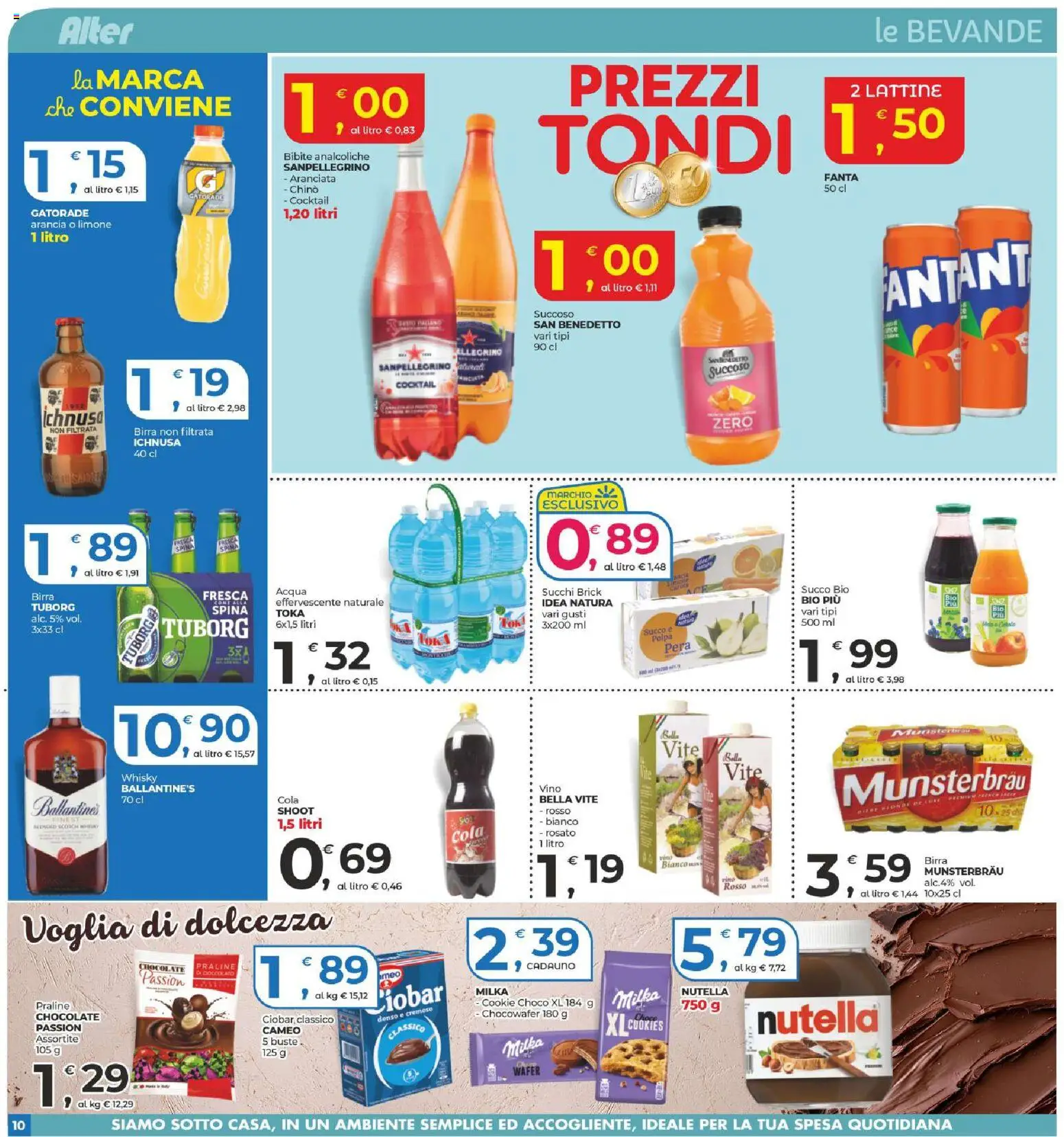 Volantino Alter Discount del 23.01.2026 | Pagina: 10 | Prodotti: Whisky, Vino, Pera, Fanta