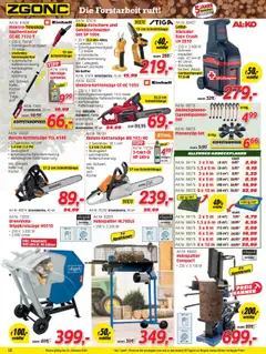 Zgonc - Flugblatt Oktober II 2025 ab 15.10.2025 gültig | Seite: 12 | Produkte: Koffer, Kocher