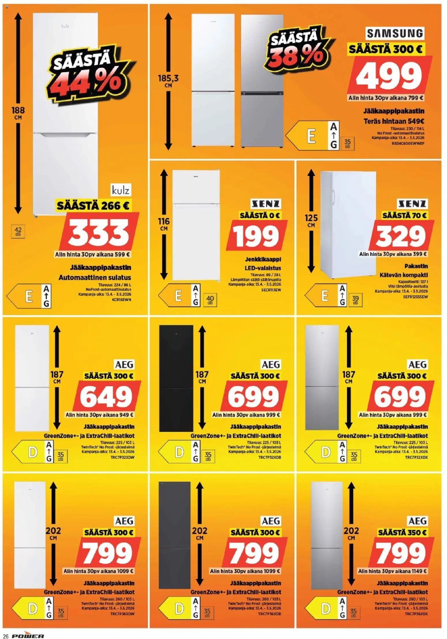 Power tarjoukset – voimassa 27.04.2026 alkaen | Sivu: 27