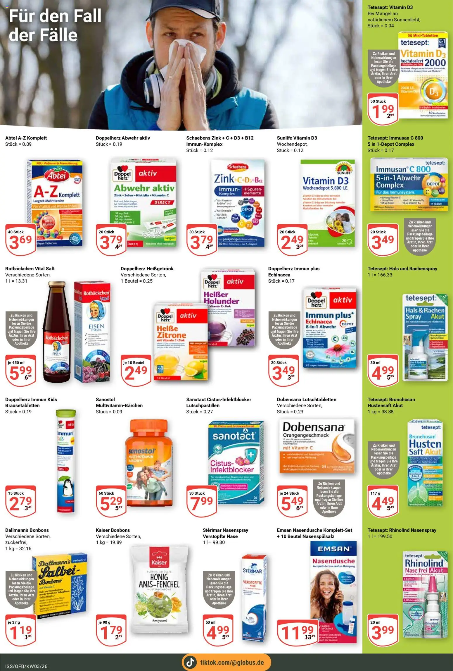 Globus Prospekt 	 – gültig ab 12.01.2026 | Seite: 19 | Produkte: Tür, Zitrone, Saft