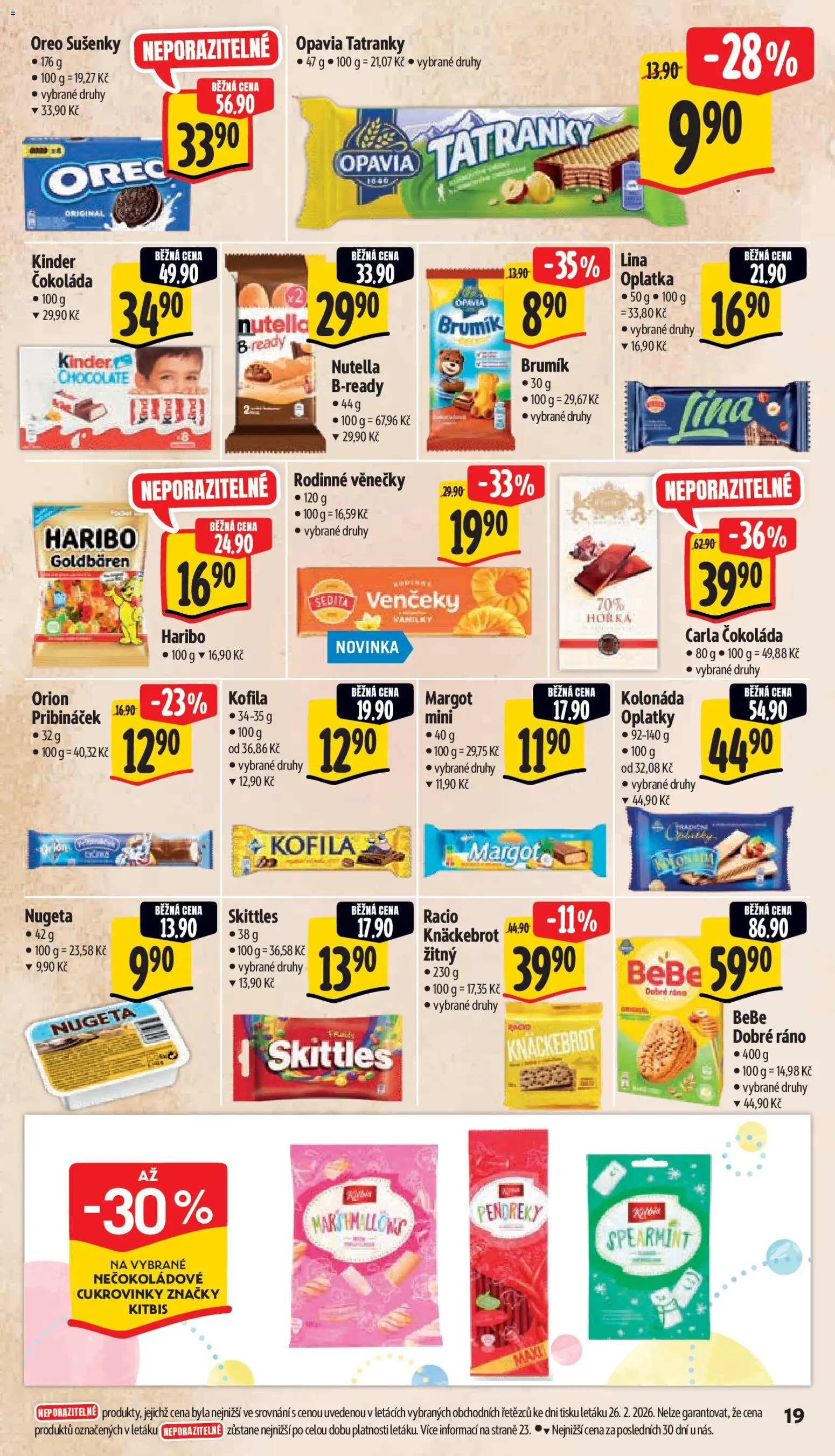 Albert leták - Supermarket od 04.03.2026 | Strana: 29 | Produkty: Marshmallows, Nugeta, Sušenky, Nutella