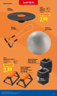 LIDL - Prévisualisation de Crivit Accessoire de fitness, L'unité, le set ou le lot au choix. valide à partir de 08.01.2026 | Page: 55
