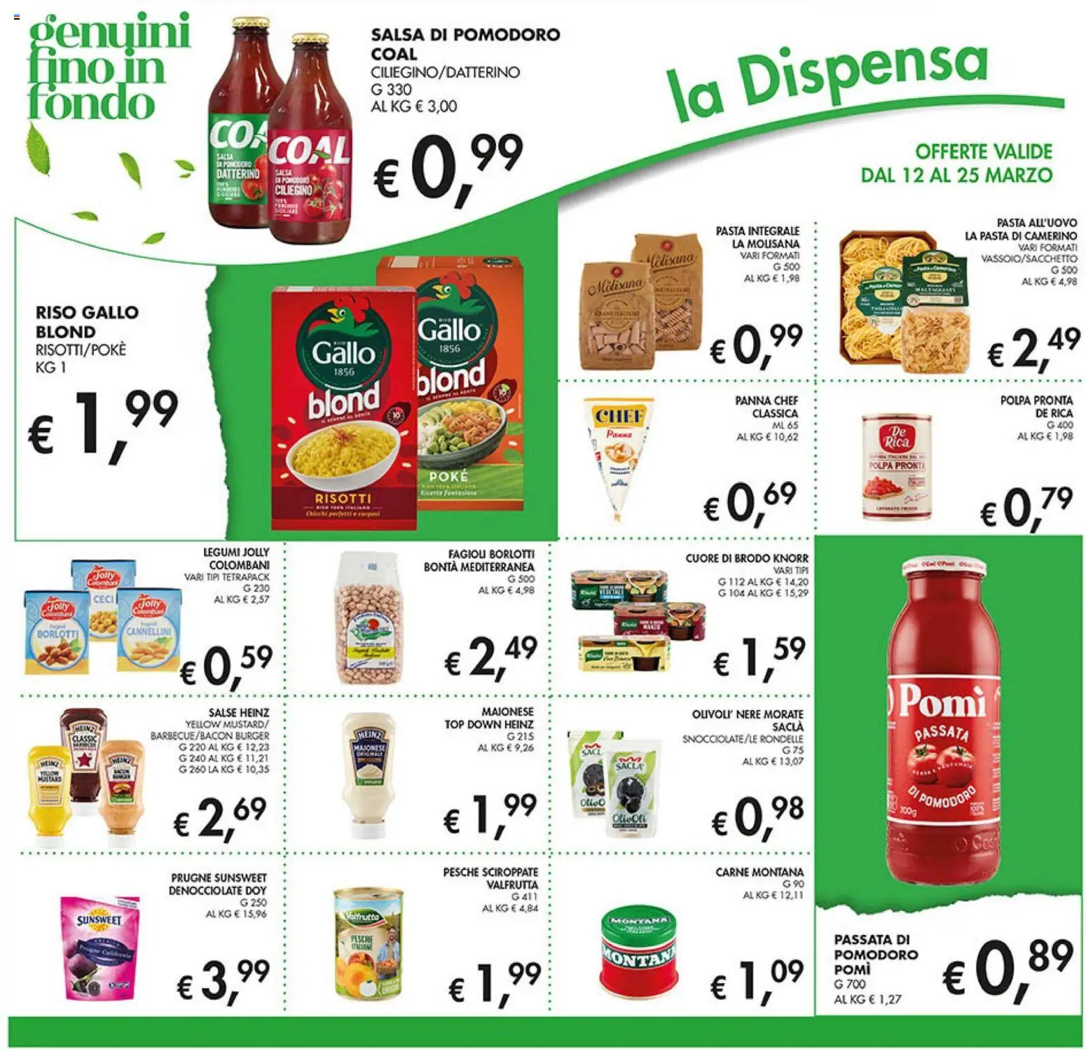 Volantino Coal del 12.03.2026 | Pagina: 18 | Prodotti: Legumi, Panna, Maionese, Pasta