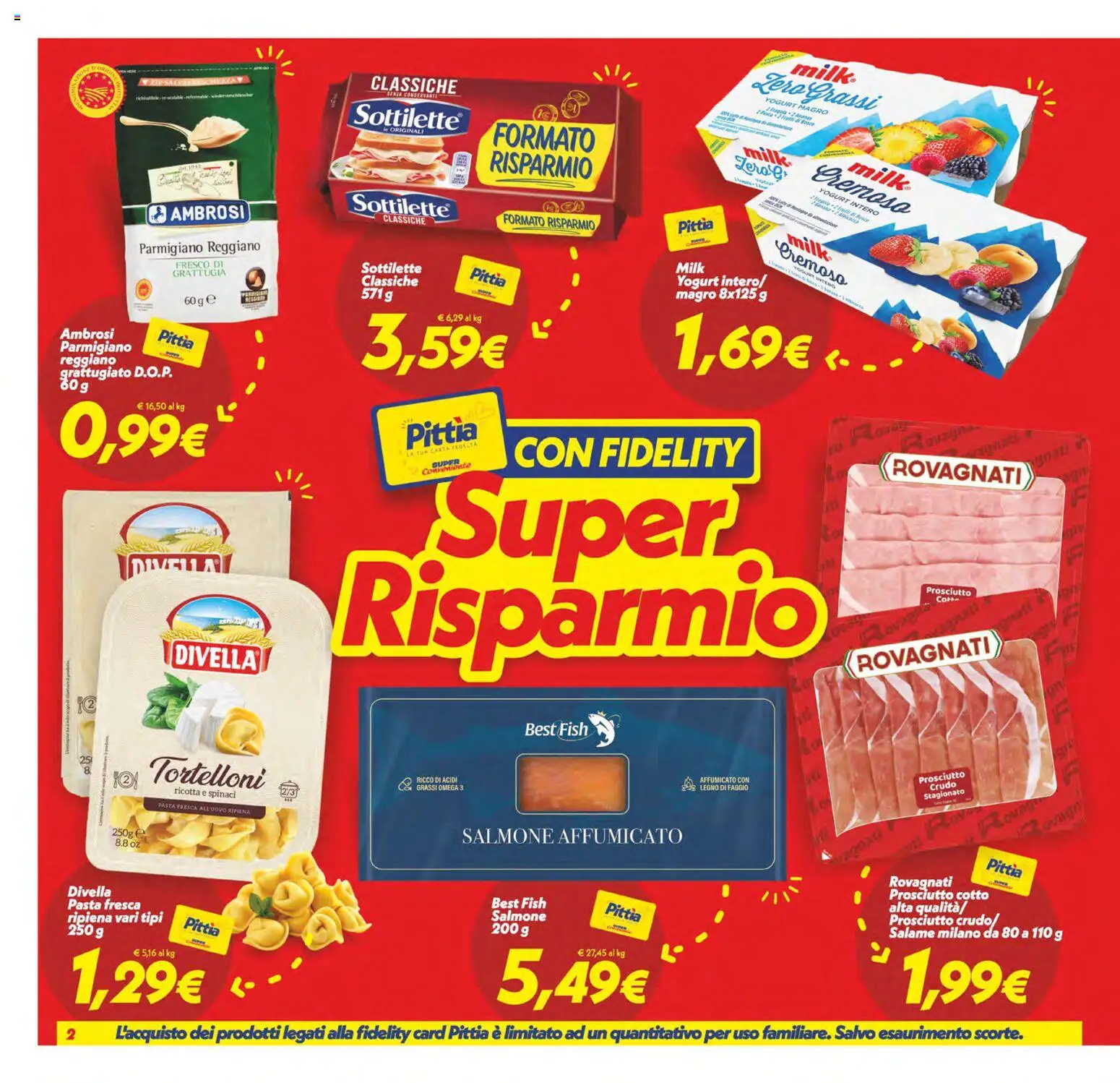 Volantino SuperConveniente del 23.01.2026 | Pagina: 2 | Prodotti: Prosciutto Cotto, Salmone, Prosciutto, Parmigiano