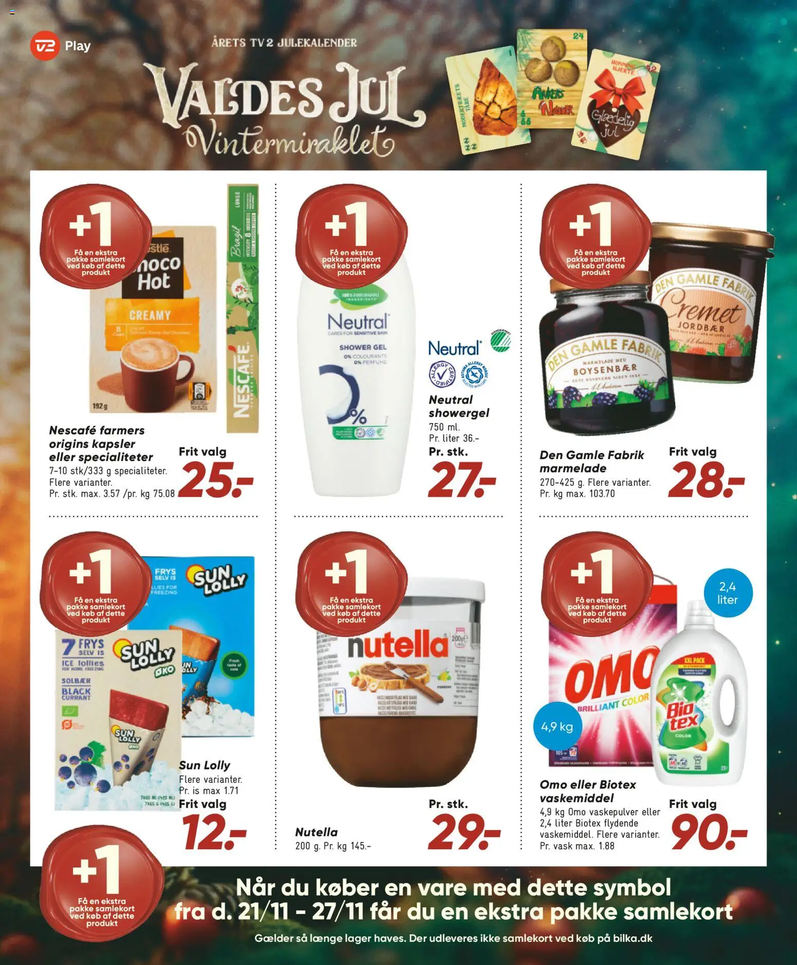 Bilka tilbudsavis – gyldig fra 21.11.2025 | Side: 14 | Produkter: Vaskepulver, Jordbær, Honning, Marmelade