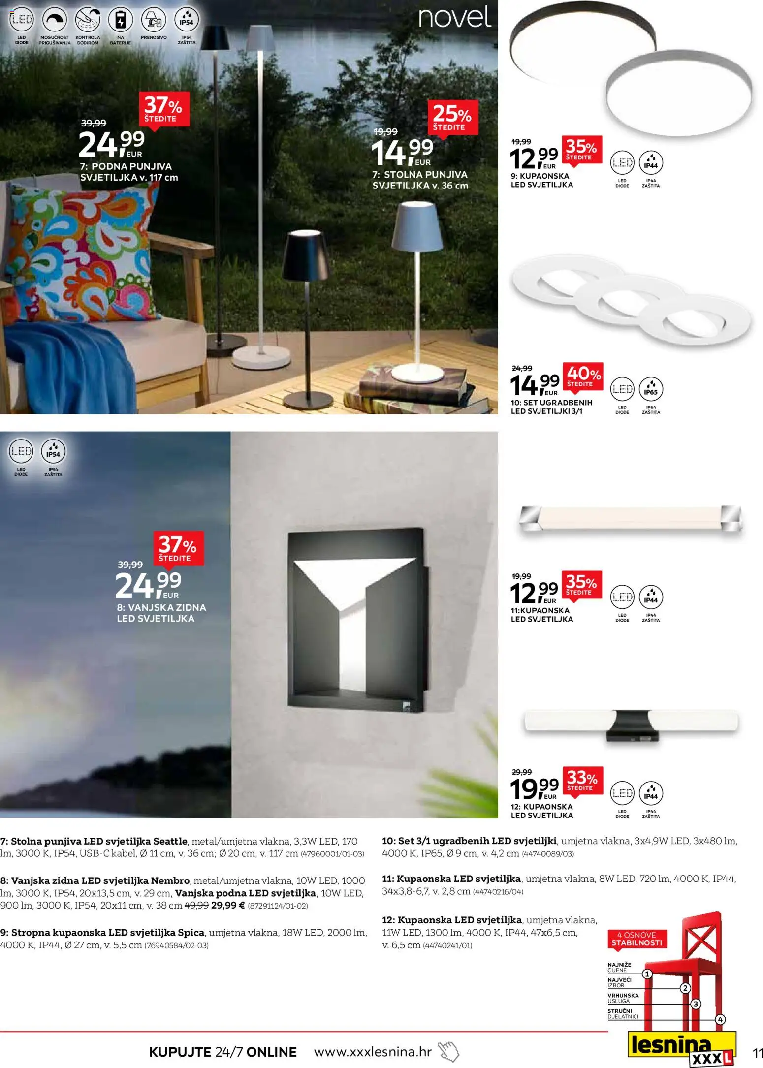 Lesnina katalog | vrijedi od 02.02.2026 | Stranica: 11 | Proizvodi: Svjetiljka