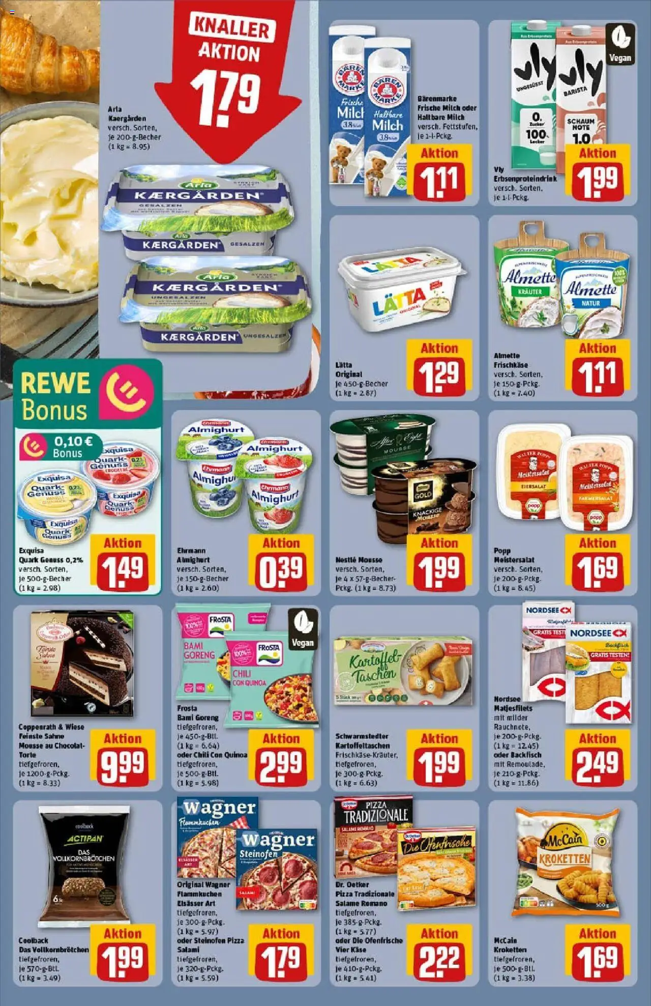 Rewe prospekt Hamburg / Wandsbek	 – gültig ab 06.10.2025 | Seite: 20 | Produkte: Ehrmann almighurt, McCain, Exquisa, Sahne
