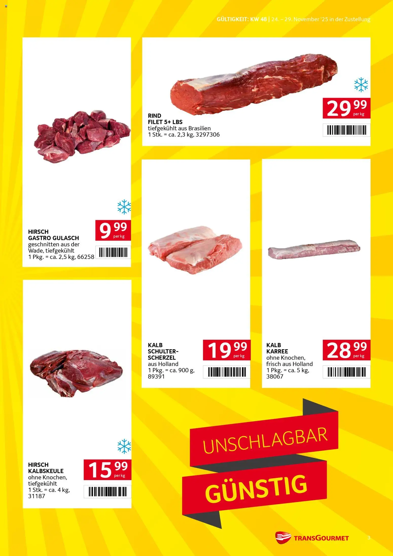 Transgourmet Zustellaktion gültig ab 24.11.2025 | Seite: 3