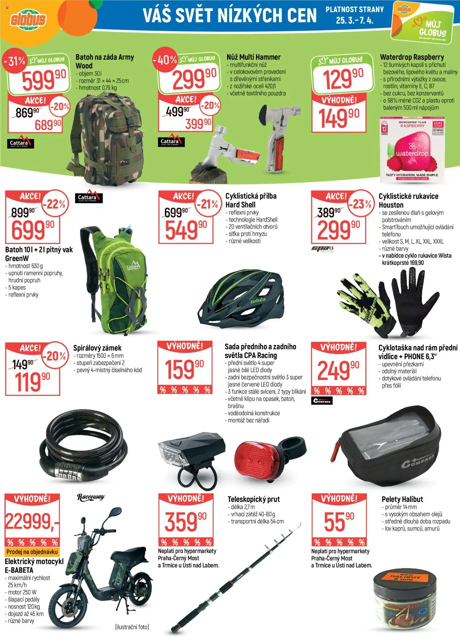 Globus leták - Karlovy Vary od 25.03.2026 | Strana: 29 | Produkty: Pelety, Batoh, Prut, LED