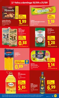 Agros Leite Magro/ Meio-gordo, Milk, Cada emb. 1 L │ válido de 15.09.2025 | Página: 11