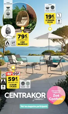Centrakor - Prévisualisation de Centrakor catalogue recevoir avec style & tables d'été valide à partir de 27.04.2026