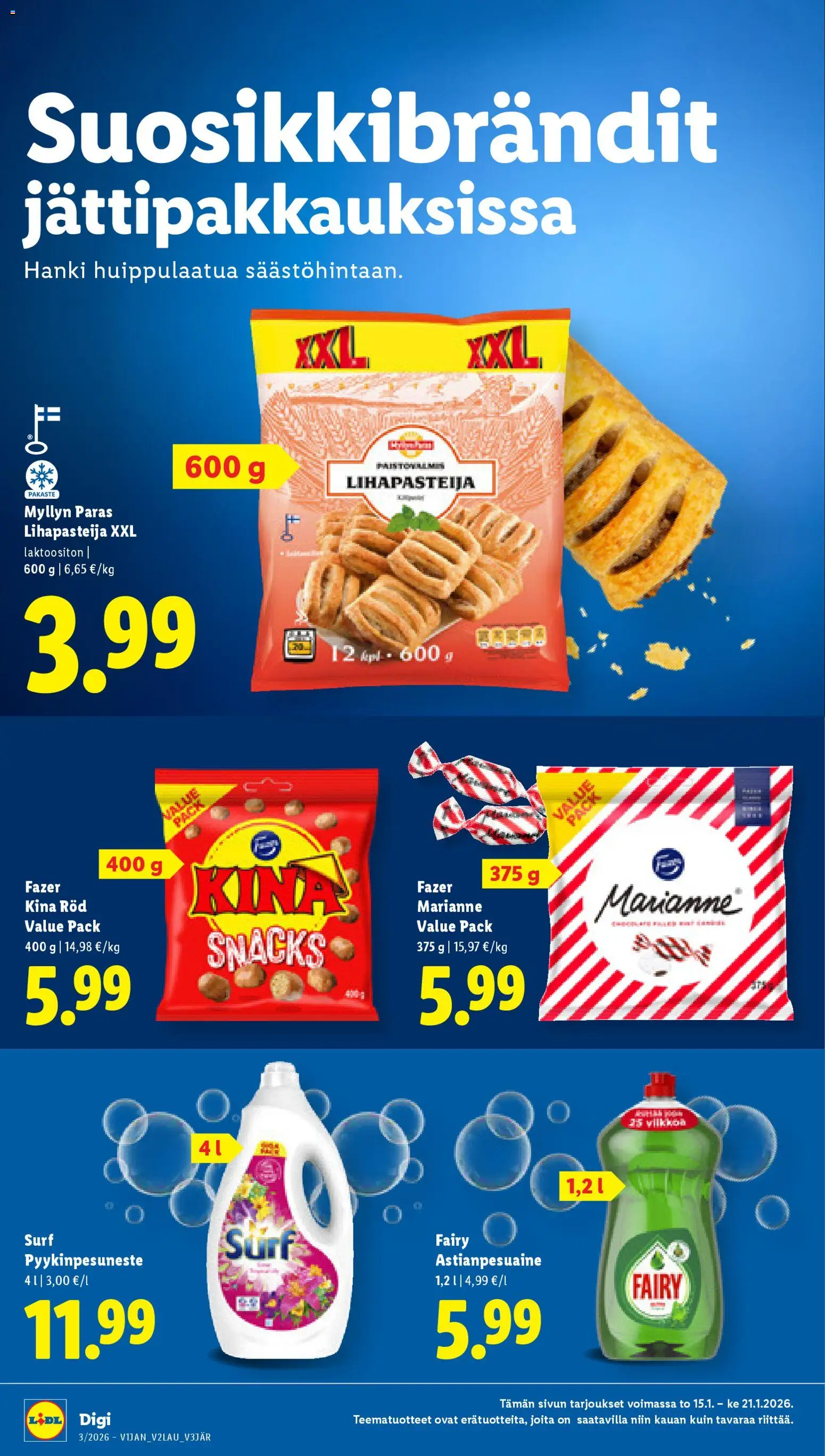 Lidl tarjoukset – voimassa 15.01.2026 alkaen | Sivu: 12 | Tuotteet: Astianpesuaine