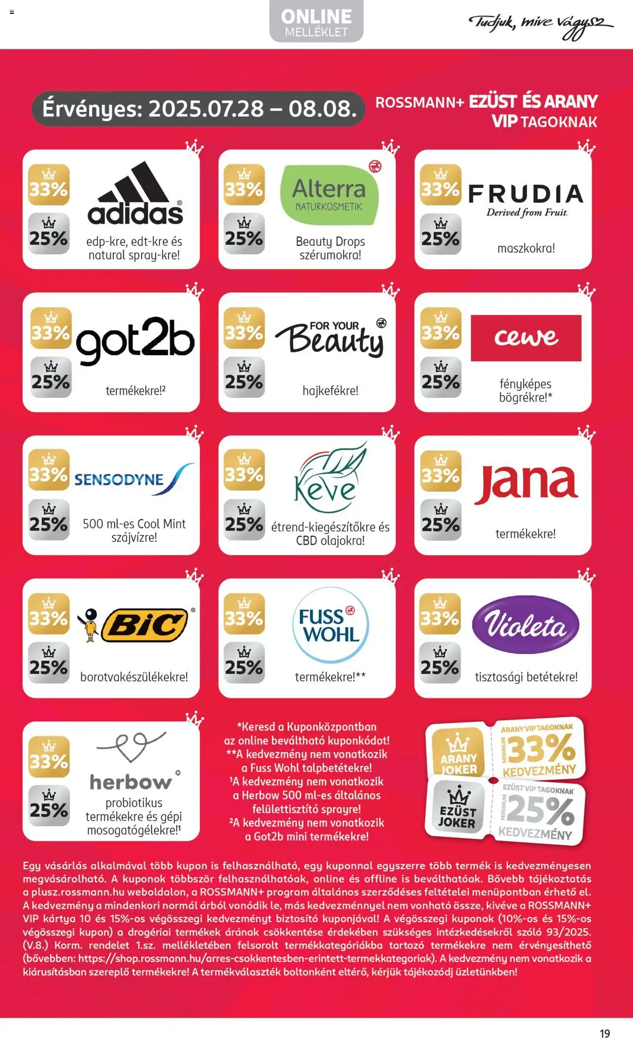 Rossmann akciós ujság - amely érvényes a következő dátumtól: 28.07.2025 | Oldal: 21 | Termékek: Szőlő