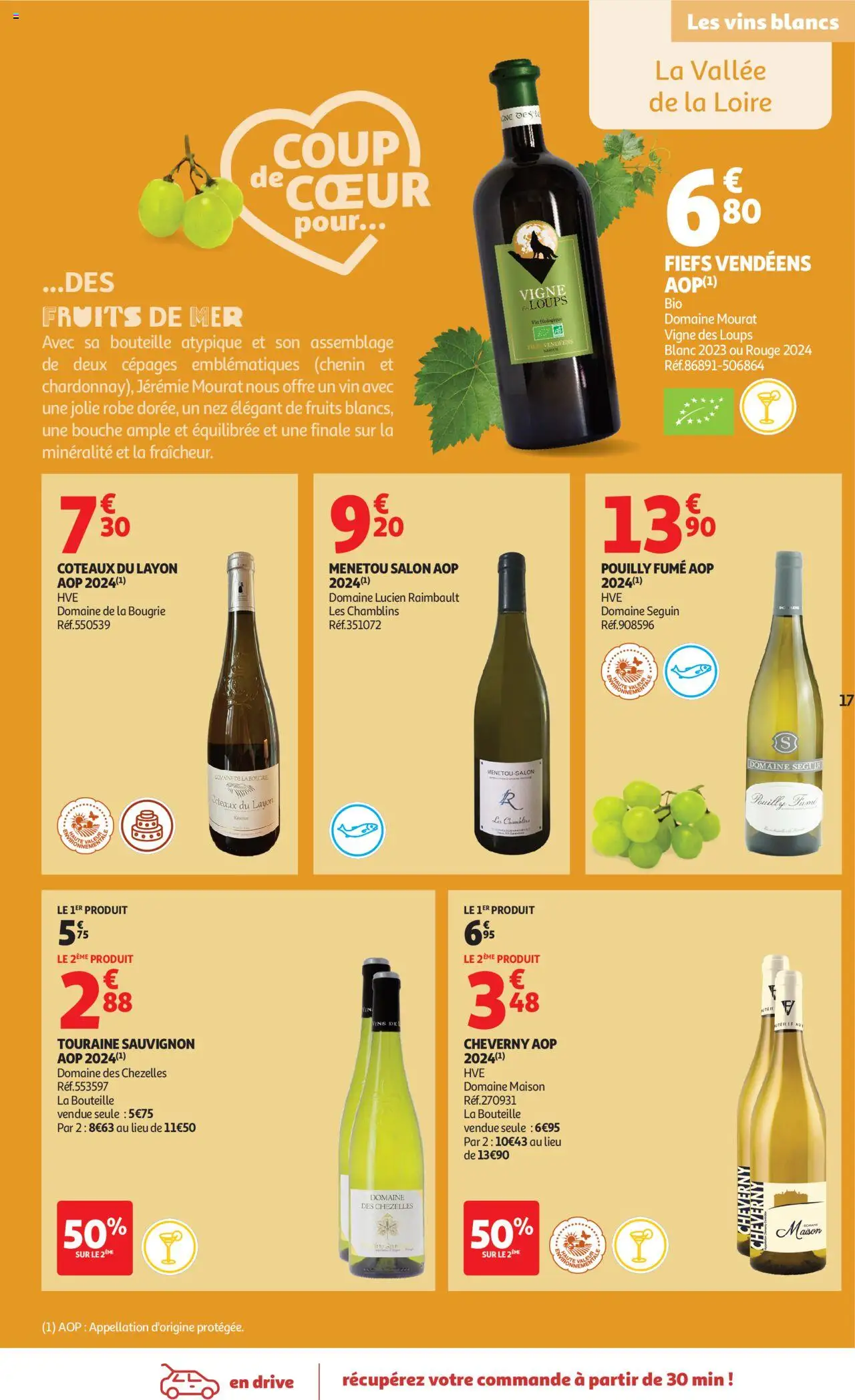  | Page: 17 | Produits: Robe, Fruits de mer, Vin, Coteaux du layon
