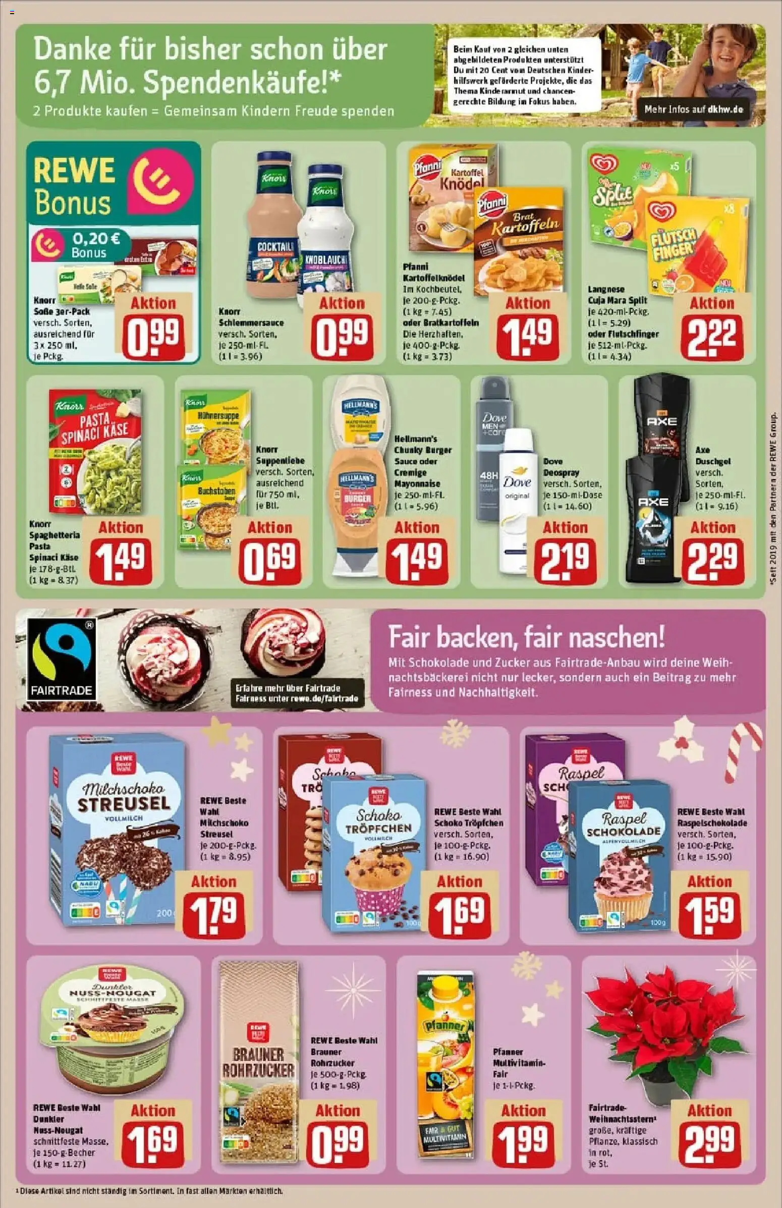 Rewe prospekt München / Bogenhausen	 – gültig ab 23.11.2025 | Seite: 27 | Produkte: Käse, Kartoffeln, Soße, Knoblauch