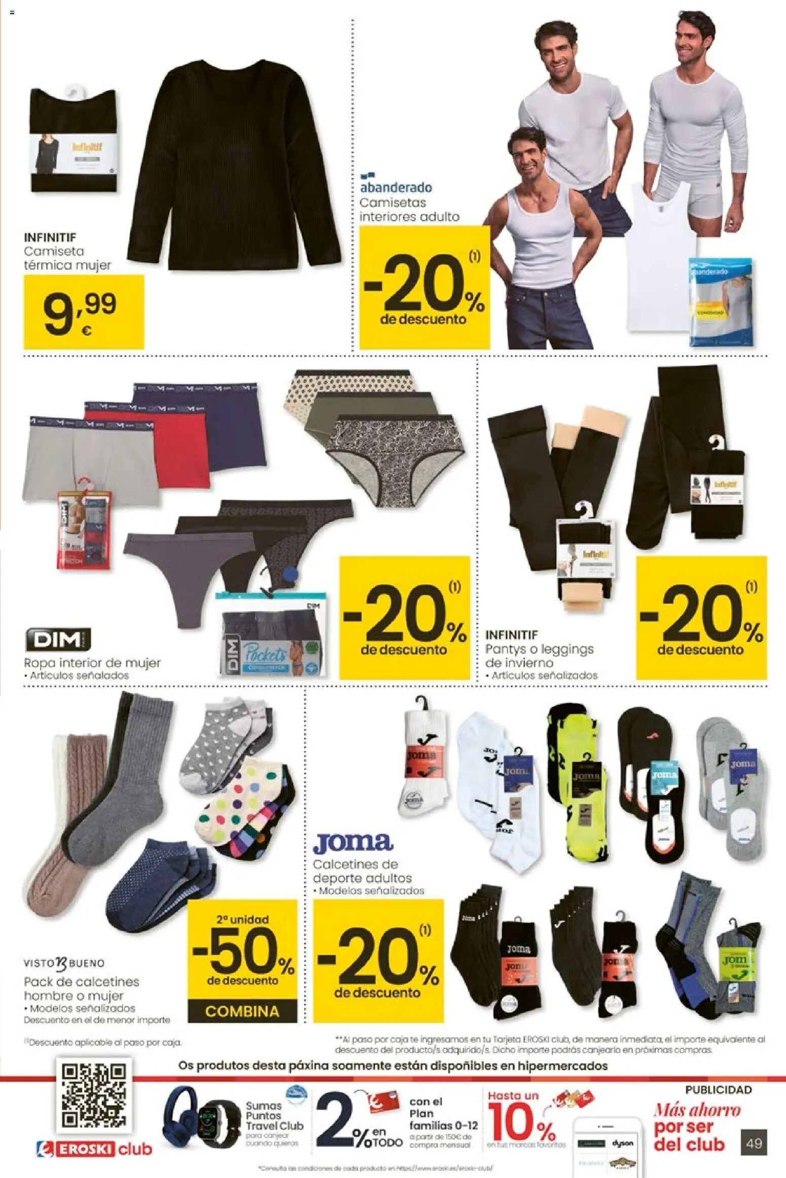 Eroski - Entroido do aforro │ válido desde el 29.01.2026 | Página: 49 | Productos: Ropa interior, Té, Ropa, Caja