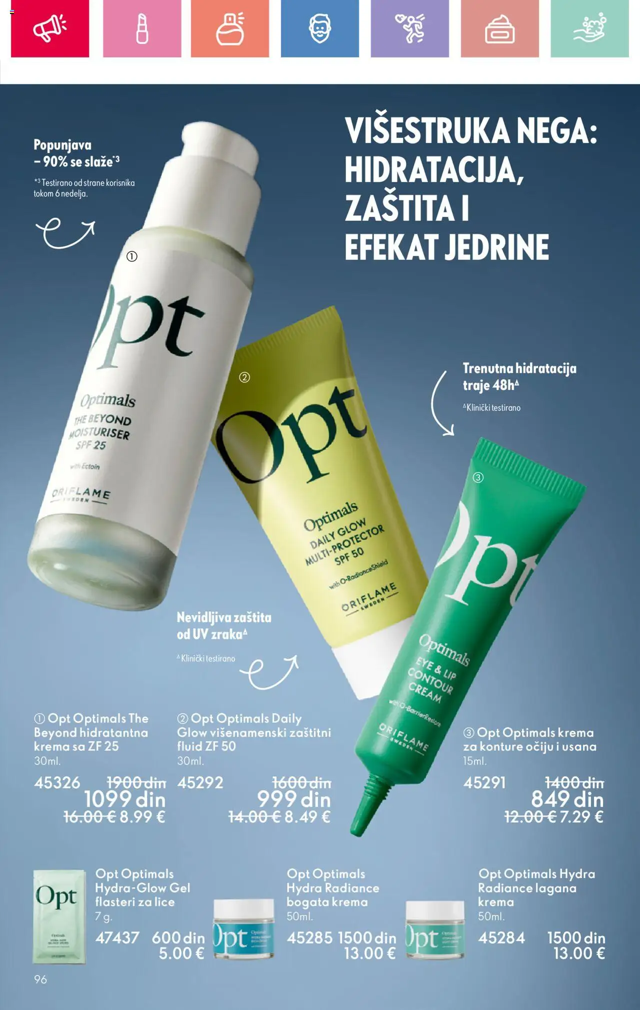 Oriflame katalog - važi od 03.08.2025 | Strana: 96 | Proizvode: Krema