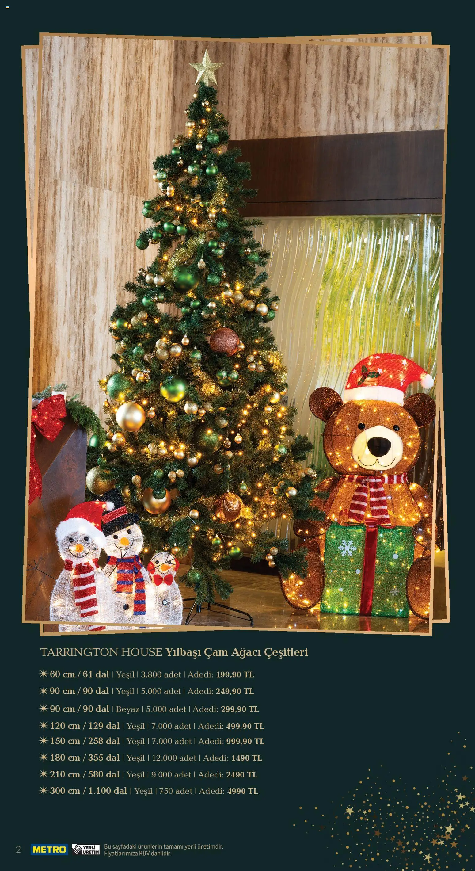 Metro - Yılbaşı Dekorasyon Kataloğu - 18.11.2025 tarihinden itibaren geçerlidir | Sayfa: 2