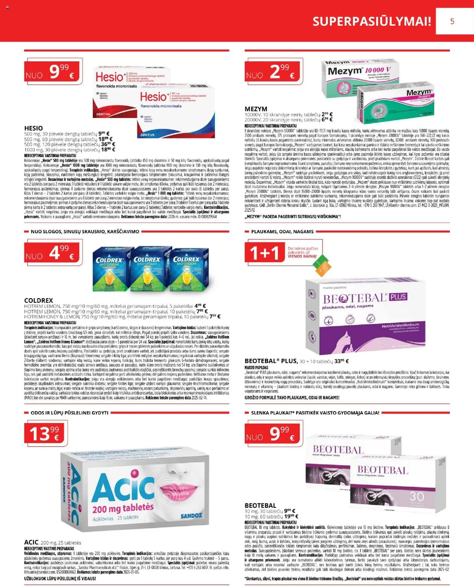 Gintarinė akcijos nuo 01.03.2026 | Puslapis: 5