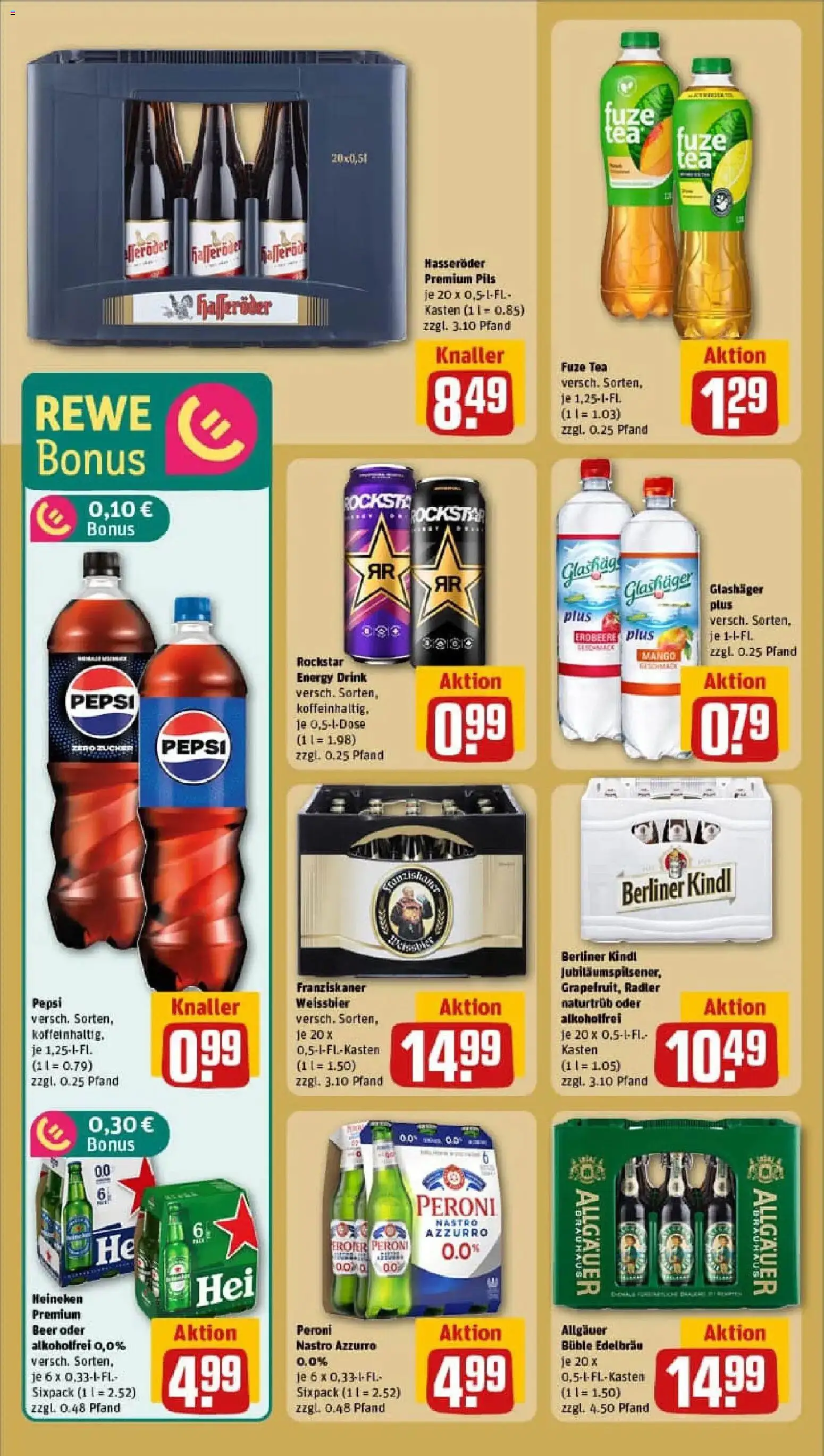 Rewe prospekt Rostock / Südstadt	 – gültig ab 18.01.2026 | Seite: 24 | Produkte: Franziskaner, Pils, Radler, Pepsi