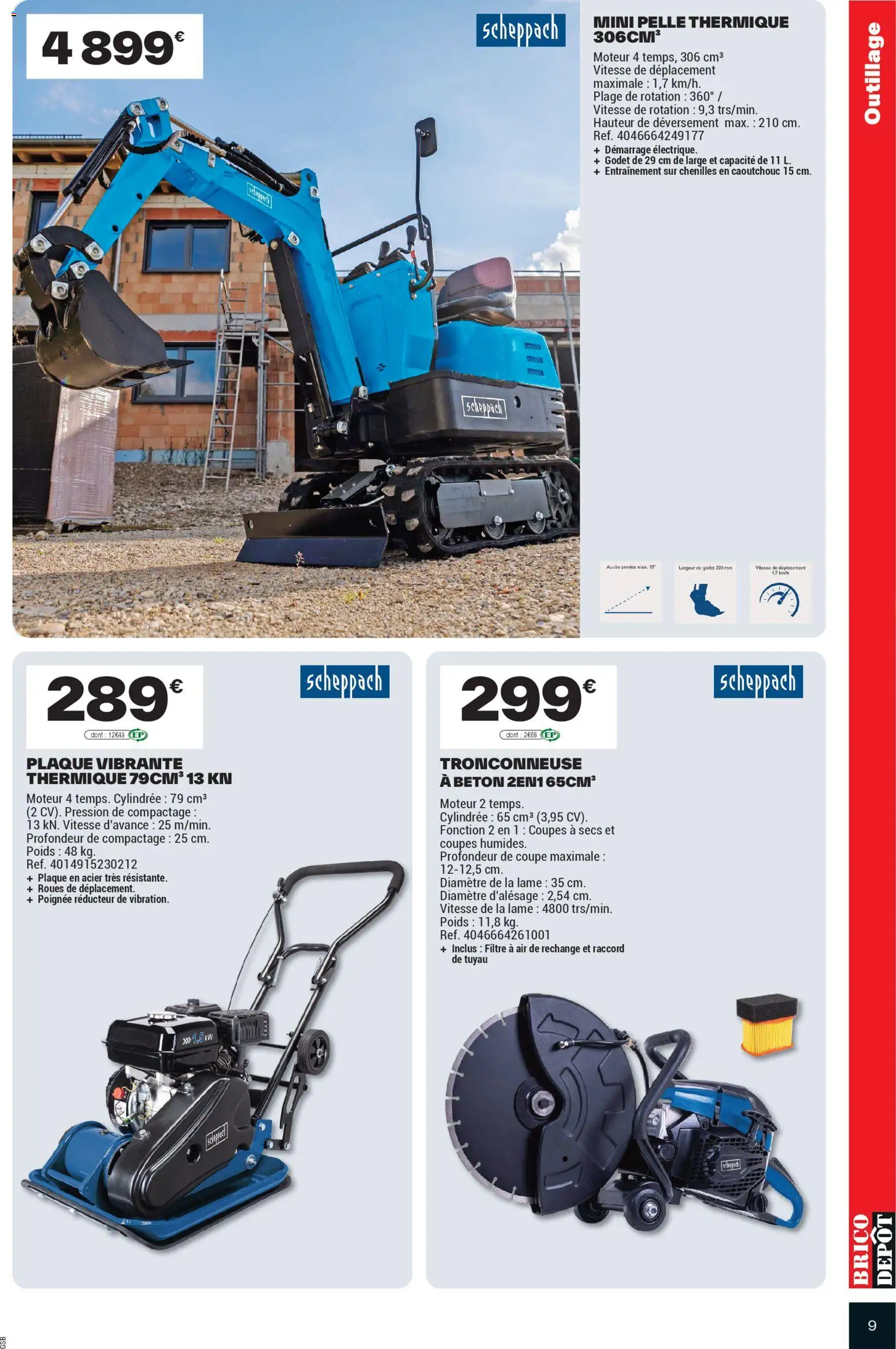 {H1} | Page: 9 | Produits: Poids, Tronçonneuse, Tronçonneuse thermique, Tuyau