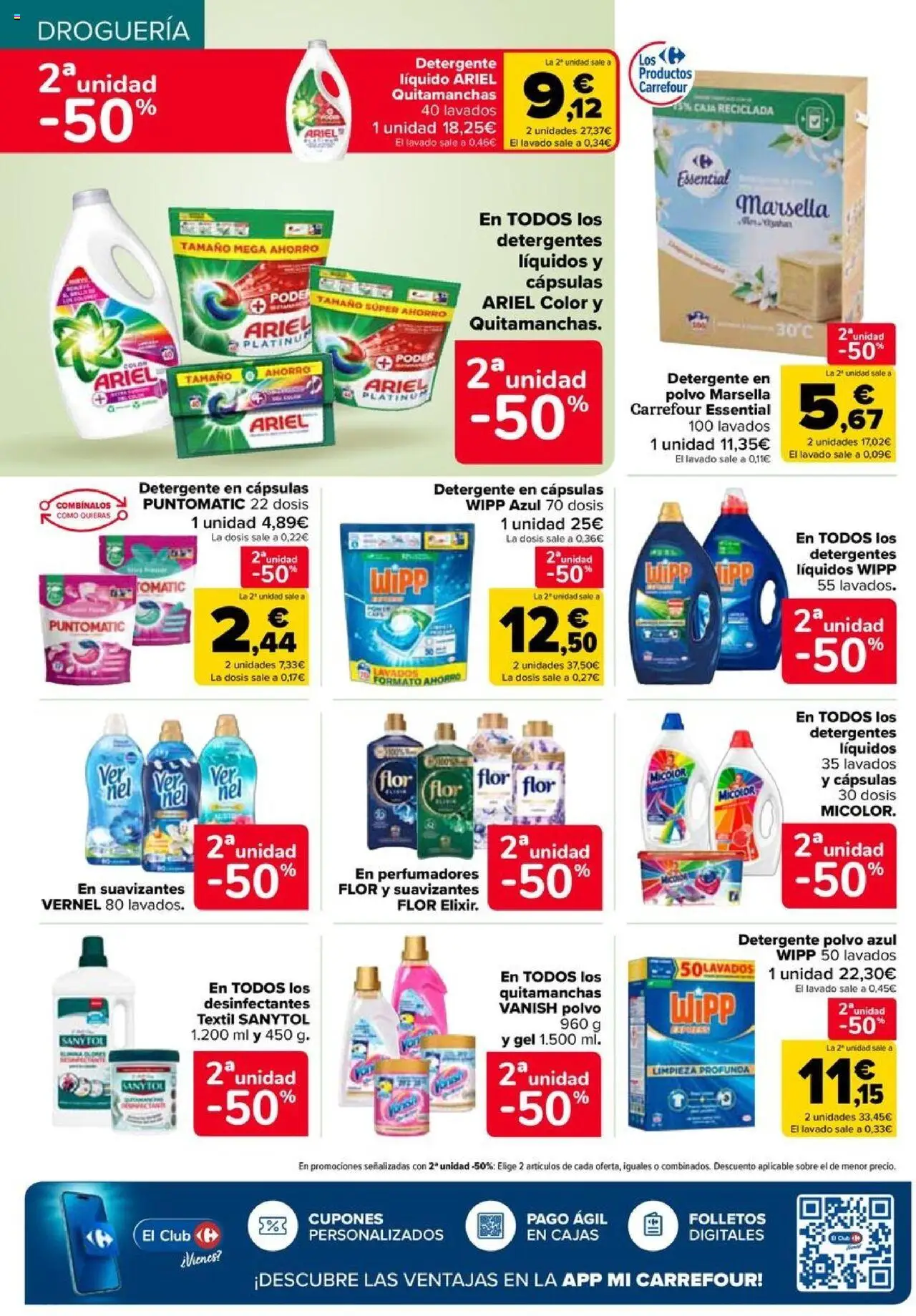 Carrefour folleto │ válido desde el 08.08.2025 | Página: 56 | Productos: Polvo, Quitamanchas, Detergente, Caja