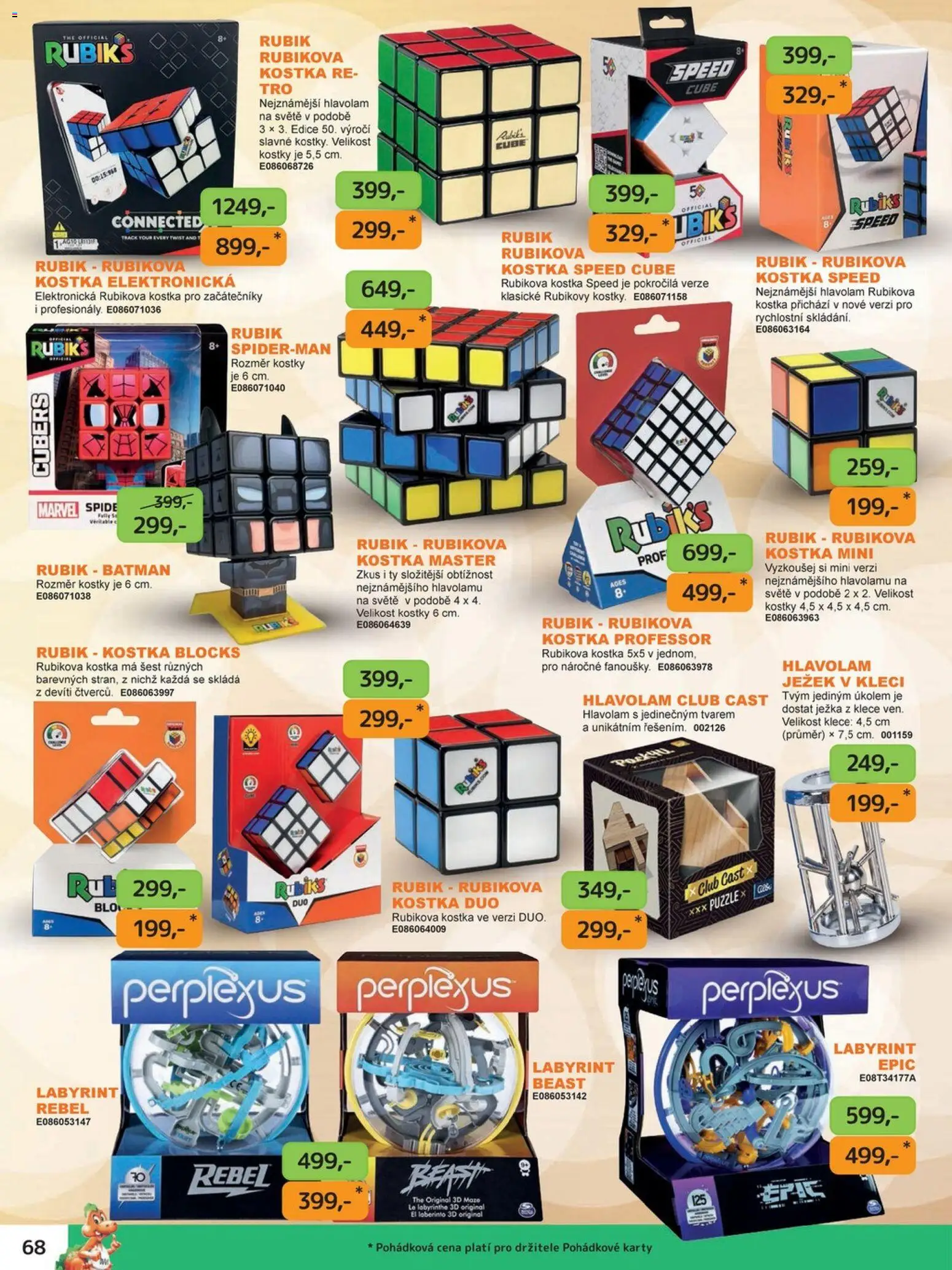 Dráčik leták od 03.10.2025 | Strana: 76 | Produkty: Puzzle, Hlavolam, Kostky, Karty