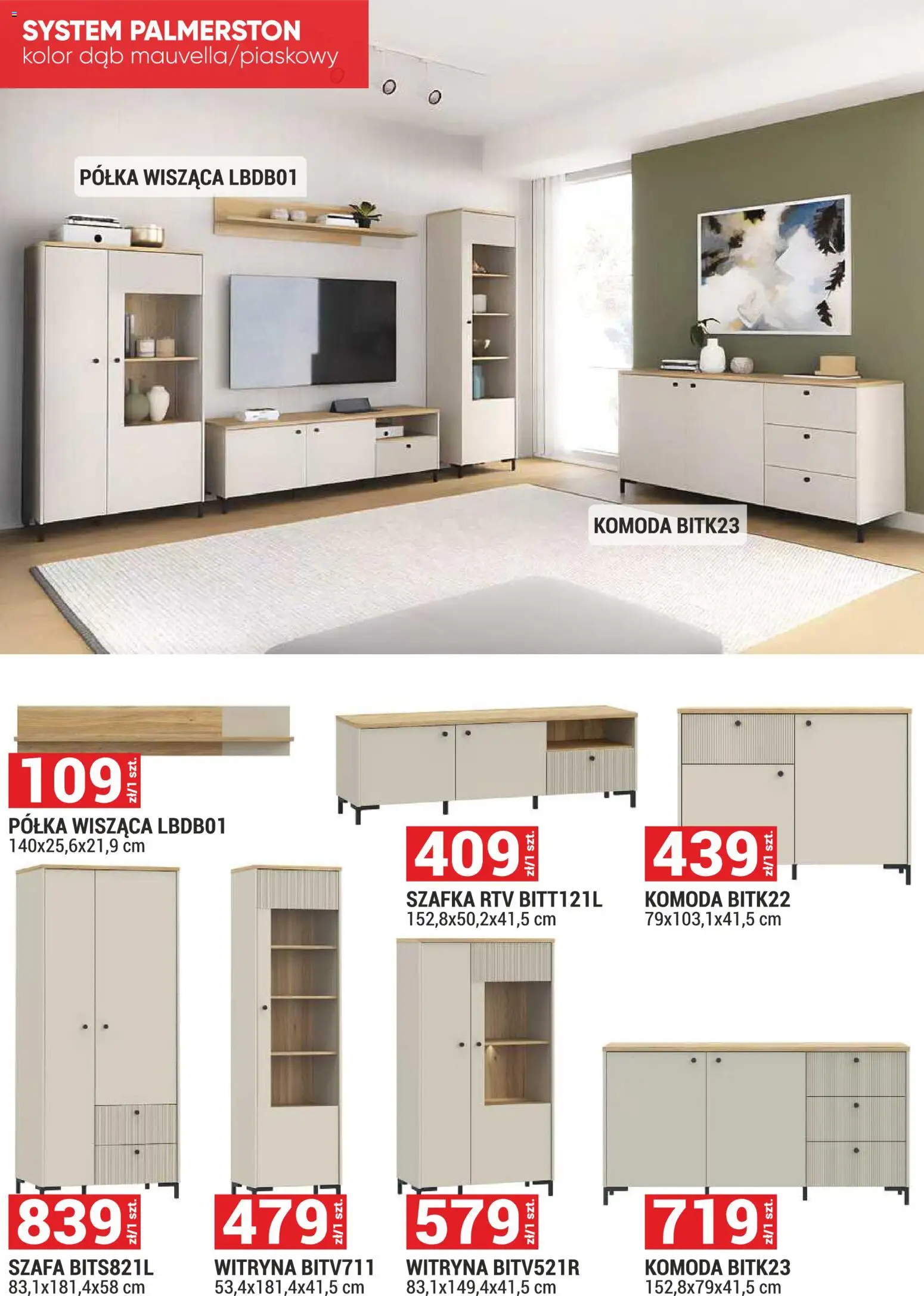 Merkury Market Gazetka - Meble, Wypoczynki, Materace od 01.12.2025 | Strona: 16 | Produkty: Komoda, Półka, szafka RTV, Witryna