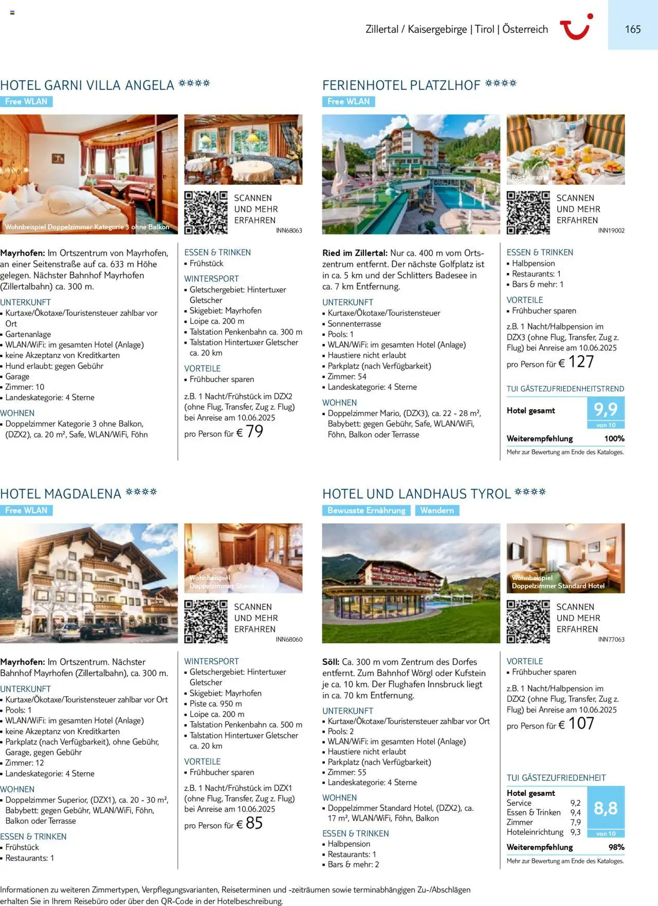 TUI Prospekt 	 – gültig ab 01.11.2024 | Seite: 165 | Produkte: Babybett, Föhn