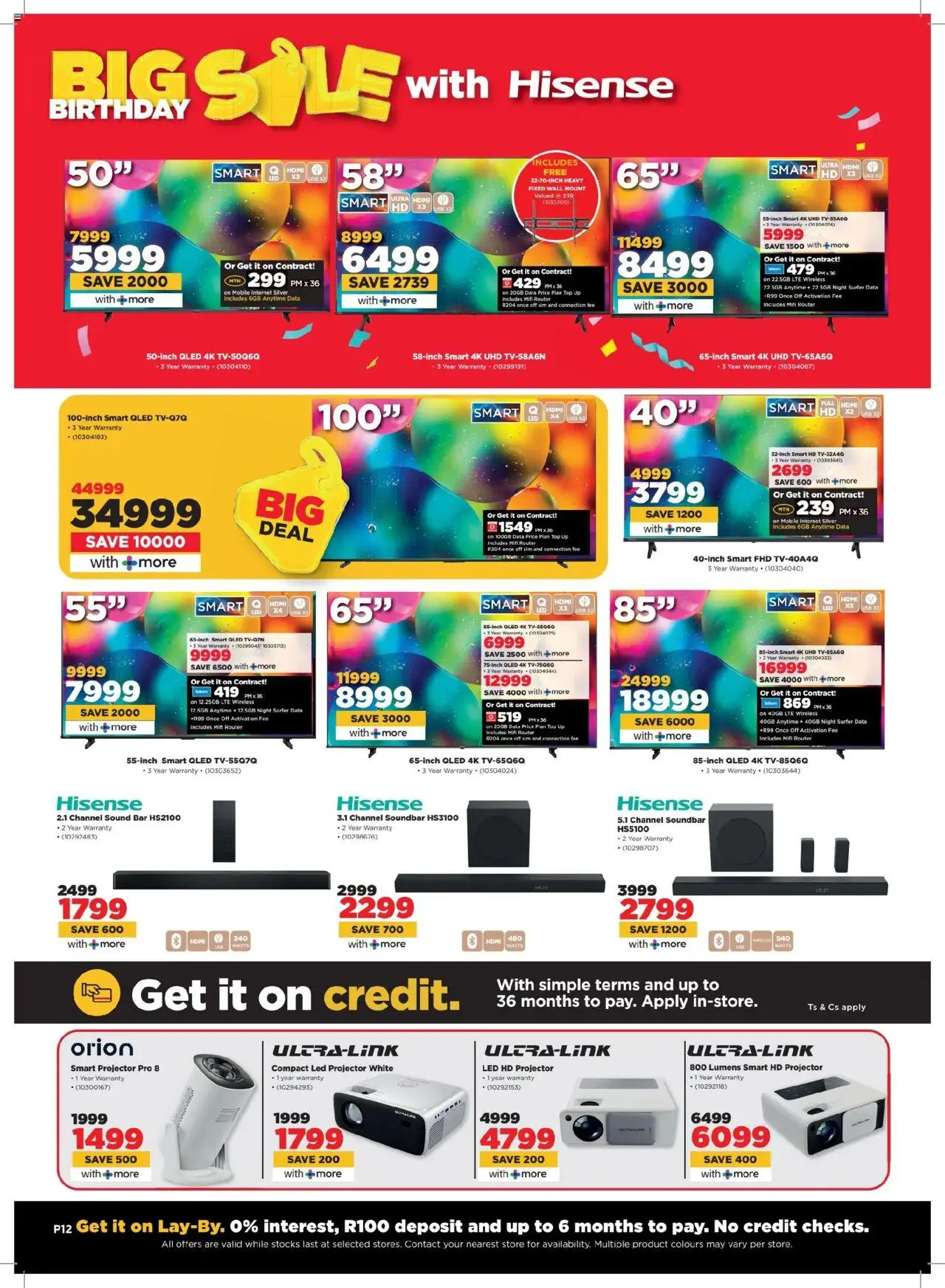 New HiFi Corp catalogue – valid from 25.09.2025 | Page: 12 | Products: Sim, Router, USB, Soundbar