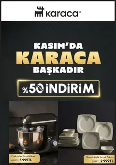 03.11.2025 tarihinden itibaren geçerli olan Karaca kataloğu önizlemesi