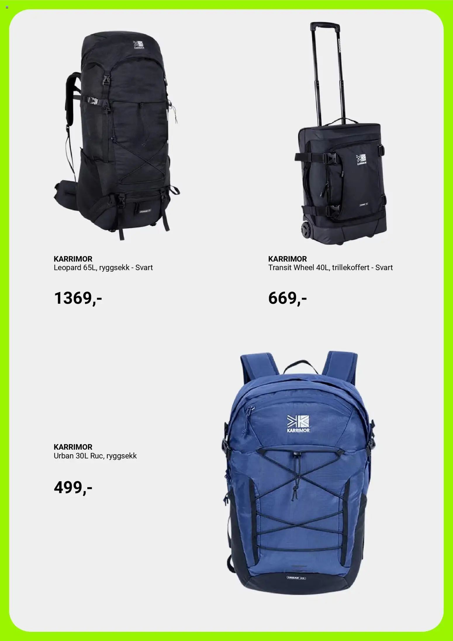 {H1} | Side: 4 | Produkter: Ryggsekk