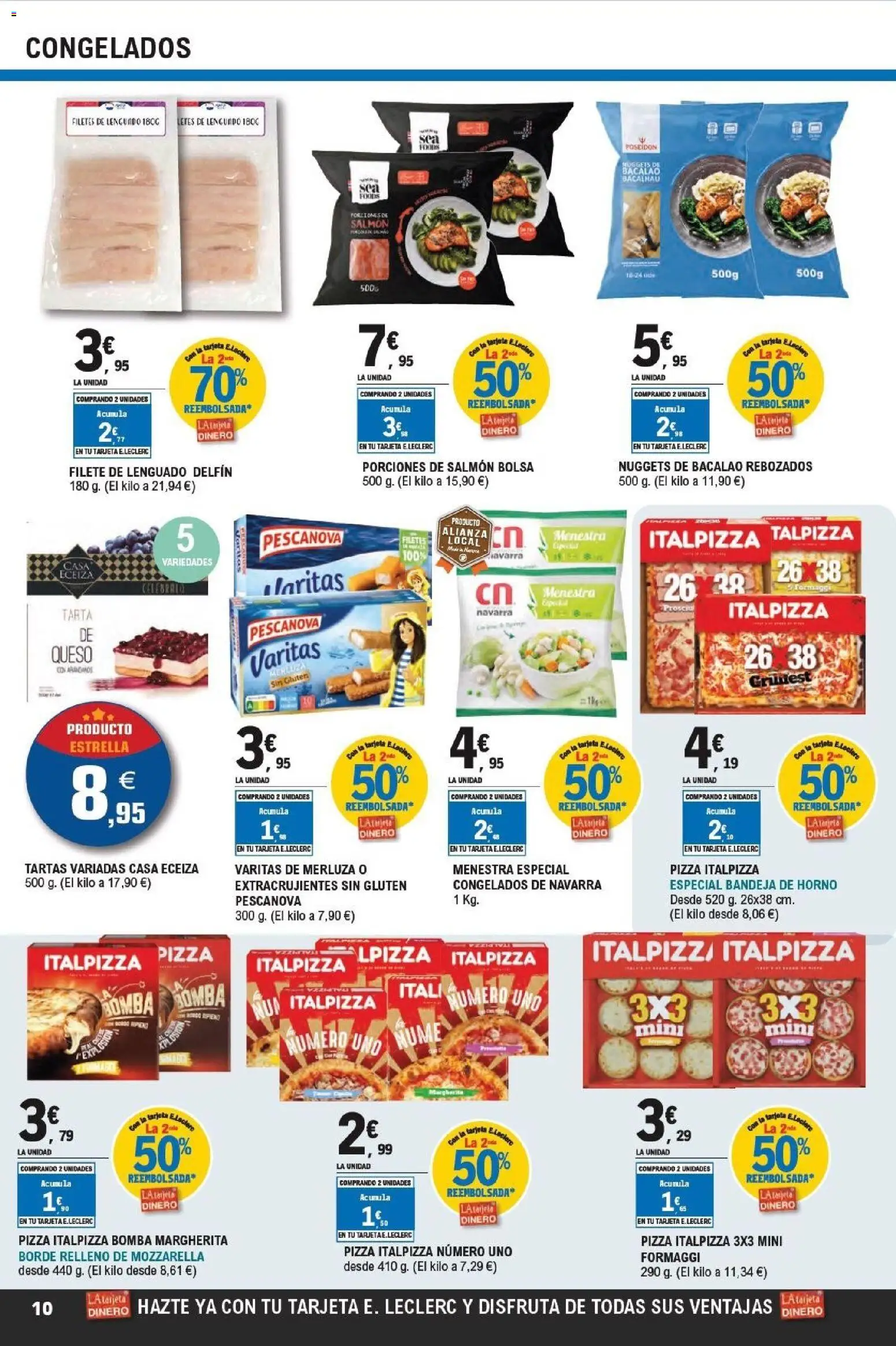 E.Leclerc folleto Super ofertas │ válido desde el 01.04.2026 | Página: 10 | Productos: Bolsa, Horno, Filete, Bandeja